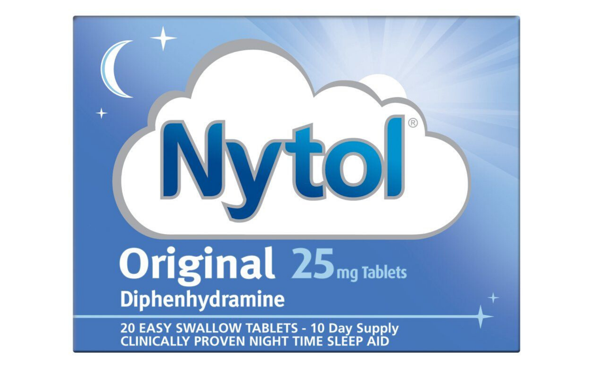 NYTOL ORIGINAL - CLINICALLY PROVEN NIGHT TIME SLEEP AID PILLS IN GLASGOW - ORDER ONLINE